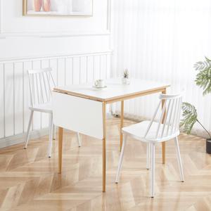 확장형 식탁 공간활용 사각 폴딩 테이블 2인용 4인용 2colors