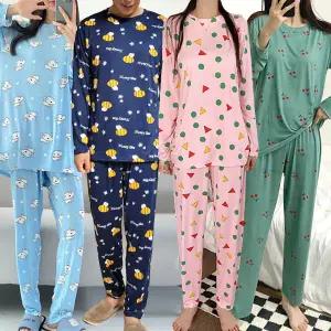 긴팔잠옷세트모음/플라워수면잠옷/가을/피치/남여공용/여성/상하/커플홈웨어/이지웨어/남자/남성/가을신상/간절기/주니어/빅사이즈/긴팔세트1