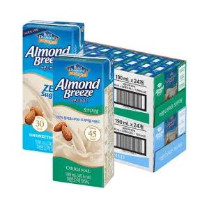 아몬드브리즈 오리지널+언스위트 190ml 48팩(각 24팩)