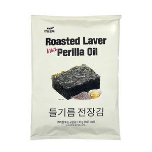 한끼도둑 들기름전장김 30g 1봉