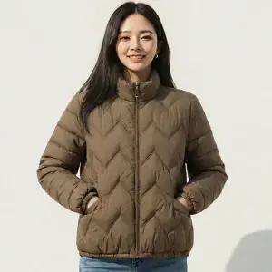 [시노코] 지그재그 웰론 경량 패딩 점퍼 5컬러 M-XL C23J404