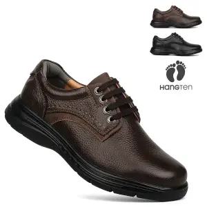 행텐 소가죽 남성 정장화 편한 구두 컴포트화 남자 비즈니스 슈즈 발편한 직장인 출근화 기능성 논슬립 캐주얼 구두