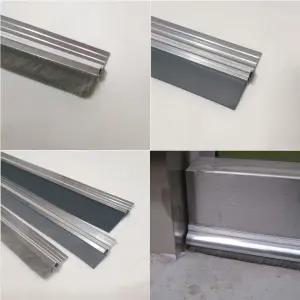 1미터+알류미늄 / 강화도어 유리문 다용도 하부용 붙임식 바람막이/벌레 미세먼지 황사 차단