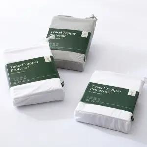 텐셀 토퍼 커버 그레이 (라지킹)