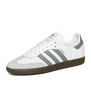 [아디다스] 주니어/여성 삼바 OG J 운동화 화이트/그레이 JQ2844