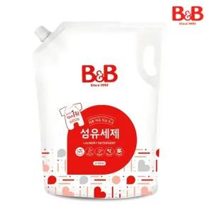 비앤비 비자극 유아 섬유 세제 시그니처 알러젠프리향 리필형 2.1L