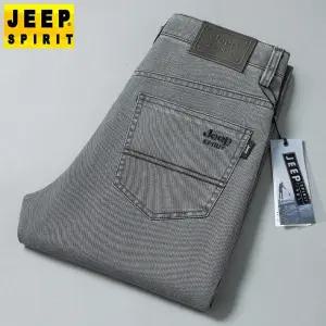 JEEP SPIRIT 비즈니스 편안한 일자핏 봄 가을 캐주얼 남성바지