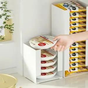 싱크대 탕비실 화장대 즉석밥 라면 수납 정리 보관함 주방정리 라면정리 즉석밥정리 주방수납