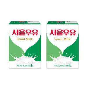 서울우유 멸균우유 200ml × 24입 (유통기한:12주)