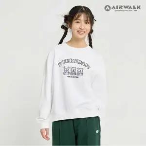 [보리보리/에어워크 주니어]여아 주니어 에브리데이 맨투맨 티셔츠