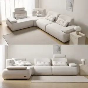 [소파쿠션포함] 다이브 스윙소파 4인 6인 8인 편안한 기능성 패브릭 모듈형 코너형