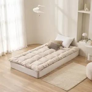 삼익가구 누버 8cm 두툼한 접이식 토퍼 침대 매트리스(슈퍼싱글)