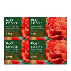 해피바스 두보레 장미 에센스비누 100g 4입