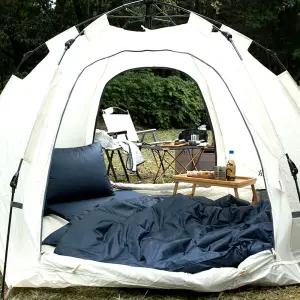 뜨란채 초경량 방수 원터치 캠핑 차박 휴대용 접이식 매트 매트리스