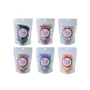 지퍼 헤어 밴드/유아/고무줄/머리끈/탄성/짱짱/둥근/고무/고탄력/고급/미용실/아기/고무끈/머리/밴드끈