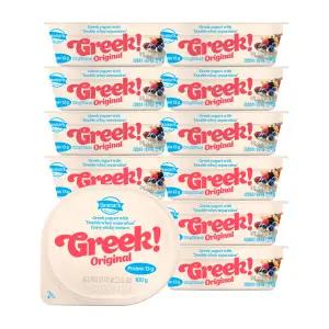 동원 덴마크 수제 타입 그릭 요거트 오리지널 플레인 100g X 12개 대용량