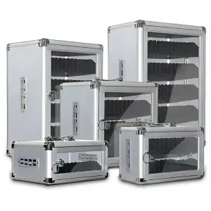 알루미늄 휴대폰 보관함 스마트폰감옥 금욕상자 벽걸이형 학교 학원 사무실 시험장용 12구 24구 36구 48구 60구