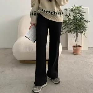 [에이와비] [140.150.160ver] #AWABMADE:_뉴말랑밍크와이드밴딩슬랙스 -키작녀/기장선택/밍크안감/1color/2size