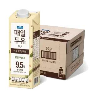 [소비기한 임박] 매일두유 99.9, 950ml, 12개