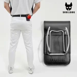 스컬독 파크골프 원 1구 공주머니 초경량 가죽 허리색 볼주머니 파우치 가방 홀더