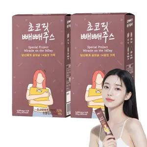 팁스헬시 원조 빼빼주스 초코 클렌즈 42포(6주) [600만 박스 돌파]