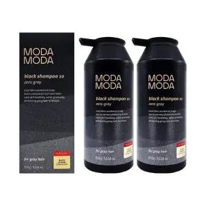 모다모다 제로 그레이 블랙 샴푸 10 300g 2개 새치 염색