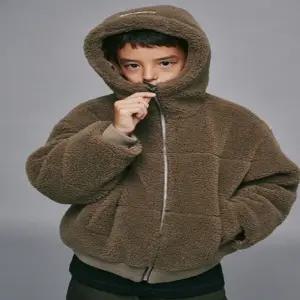 [대구백화점] [블루테일]브라운 퀼팅 보아털 후드점퍼(AZI1JP01BN )