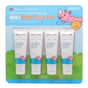 벨레다 어린이 고불소 치약 60g 4개입/초등/덴탈/케어/치과/치아/잇몸/가정용/구강/건강/칫솔/습관/키즈