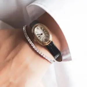 [로이드](센텀시티점)어썸 오벌 시계 블랙 크로크 LL2G25803XGB