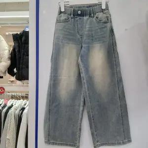 [에꼴리에][모다부평]절개 와이드 빈티지 연청진 /26A0254BL_BP