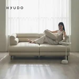 [지정일배송]시간의 동백 천연 면피 가죽 소파 3인 3인용 쇼파