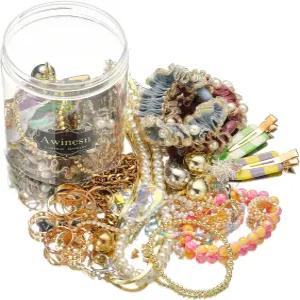 와인즈 미스터리 주얼리 병 번들 빈티지 박스 여성용 40-45 서프라이즈 선물 세트 다양한 스타일의 귀걸이