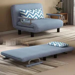 1인용 쇼파베드 침대형 쇼파 패브릭 리클라이너 소파 원룸 접이식