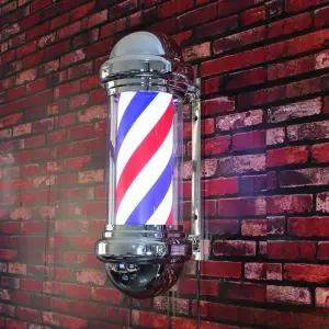 이발소 싸인볼 led 사인볼 원통형 벽걸이 LED 미용실