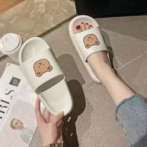 [골드스마일]곰돌이 층간소음슬리퍼미끄럼방지여성남성학생실내화