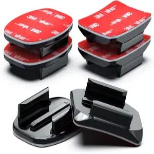 Sametop 헬멧 접착 스틱 마운트 곡면 부착 플랫 3M GoPro Hero 13 12 11 10 Max 9 8 7 6 5 4 세션 DJI