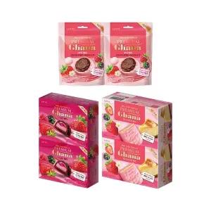 프리미엄 가나 트리플베리 68g x2개+쿠키 베리 67g x2개+랑드샤 치즈 베리 91g x2개