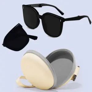 여행 선글라스 케이스 패션 아웃도어 컴팩트 편광 접이식 포함 LND 남여공용 썬폴더