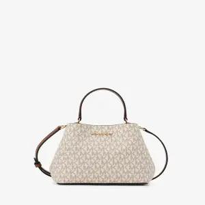 [정가 840000원] 프랫 스몰 로고 캔버스 버킷 크로스바디 35S4G3FM5B150