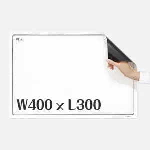 h17 마그피아 고무자석 화이트보드(400x300) MRMB-WB4030/자석판/자석/보드/판/놀이/접착/시트지/칠판/메모