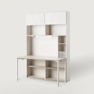 리바트하움 오브제 1400 6단 학생 책상세트 일반형 (조명/도어)