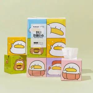 노브랜드X오리덕후 미니미용티슈 250매*6입