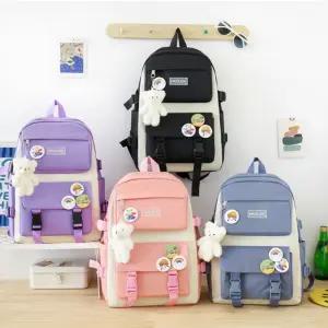 초등학생 책가방 5종세트 4색상 신학기 입학 학원 귀여운 아동 백팩