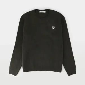 메종키츠네 폭스 헤드 패치 남녀공용 니트 JM00516KT1006 P395