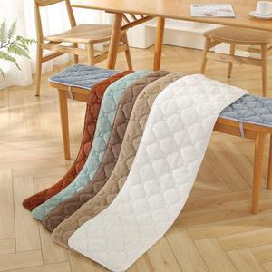 벤치의자 매트 쿠션 깔개 30X80CM 패드 긴의자 그레이 방석 사각 벤치