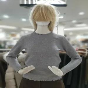 무자크 세이브존09 잔골지 슬림핏 니트 티 MP9WKT26