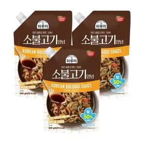 [소비기한 임박] 동원 하루미 소불고기양념 500g, 3개