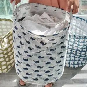 고래 빨래정리바구니 바스켓 페브릭 장난감 WFLPJ9L