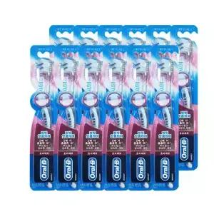 오랄비 초소형헤드 고탄력 초미세모 벨벳 칫솔 12입