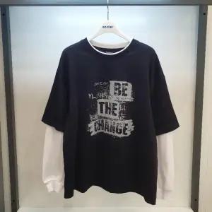 에꼴리에 HC33 스트릿 레이어드 라운드티 남아,여아,박시핏,티셔츠,오버핏,힙한,얇은,